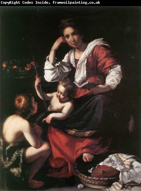 Bernardo Strozzi Madonna and Child with the Young St John